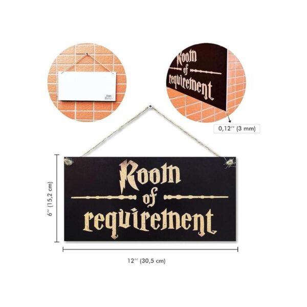 CARISPIBET Room of Requirement Letreros decorativos para_2