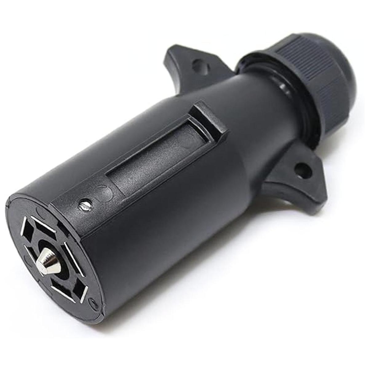 CARROFIX Conector de remolque redondo de 7 vías resistente