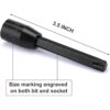 CASOMAN Juego de 8 llaves Torx Star de 38 pulgadas extra