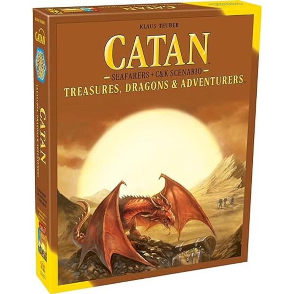CATAN Expansión de escenario de tesoros dragones y_1