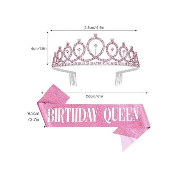 CAVETEE Juego de tiaras y tiaras de cumpleaños de reina y