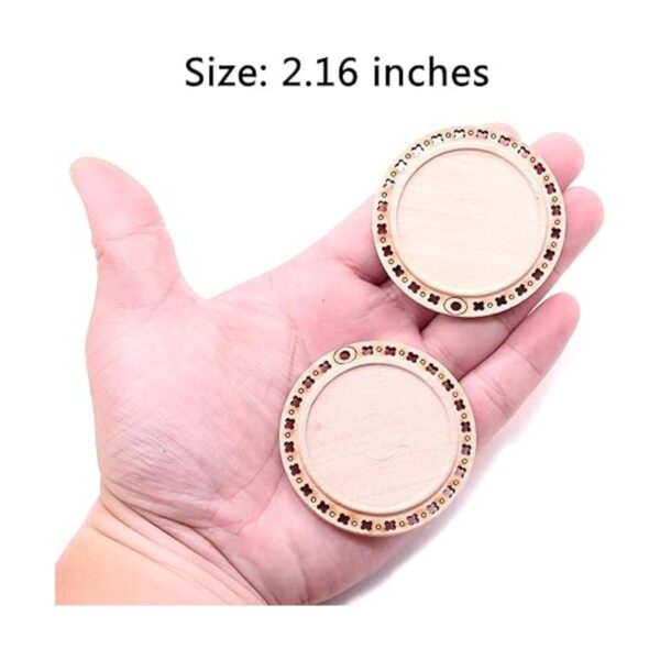CBCMY Juego de 20 piezas de 2.16 pulgadas de madera