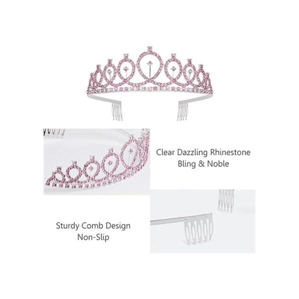 CAVETEE Juego de tiaras y tiaras de cumpleaños de reina y