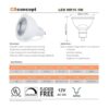 CBconcept UL MR16 Bombillas LED UL.LEDMR165WPW10_2