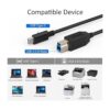 CBUS Cable USBC a USBB USB 3.0 de 6 pies compatible con_4