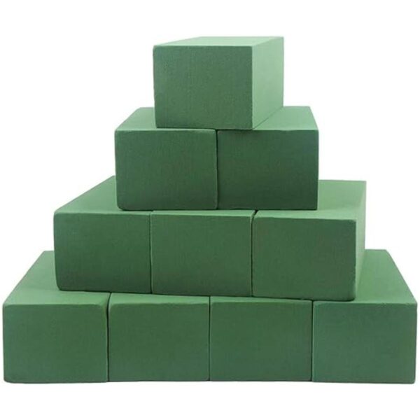 CCINEE Ladrillos de espuma floral bloques húmedos verdes_1
