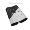 CDEB Alfombrilla de mouse para juegos con diseño de flor_4