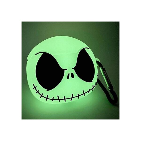 CCXNAS Funda compatible con Airpods con llavero calavera