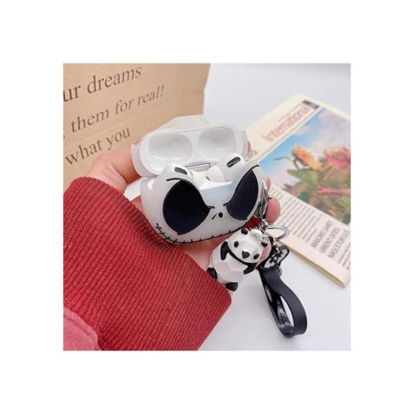 CCXNAS Funda compatible con AirPods Pro con llavero funda