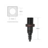 CERRXIAN Cable de extensión USB tipo C 3.1 para coche_6