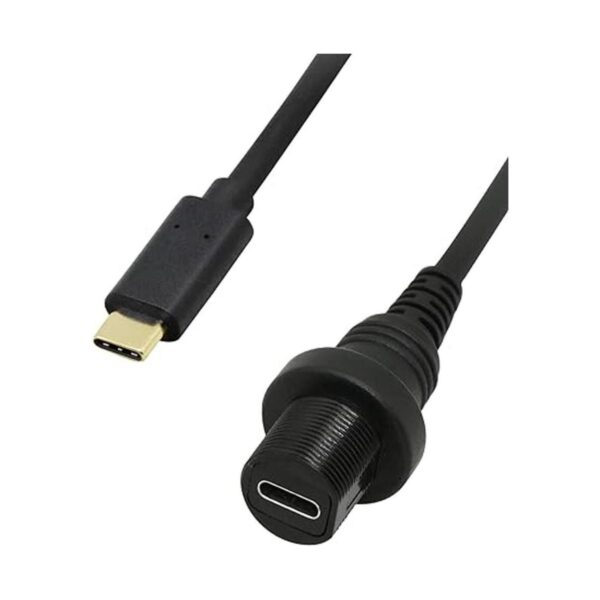 CERRXIAN Cable de extensión USB tipo C 3.1 para coche_2