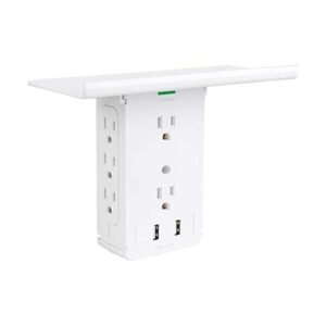 CFMASTER Tomacorriente de pared con estante 10 puertos_1