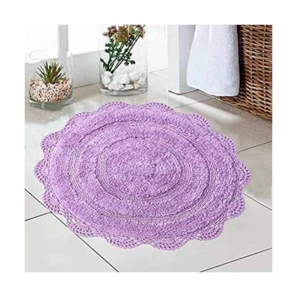 CHARDIN HOME Alfombra de baño de ganchillo Lavanda_1