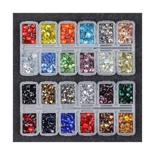 CHCCOYE 5680 piezas de 5 tamaños mezclados de cristales