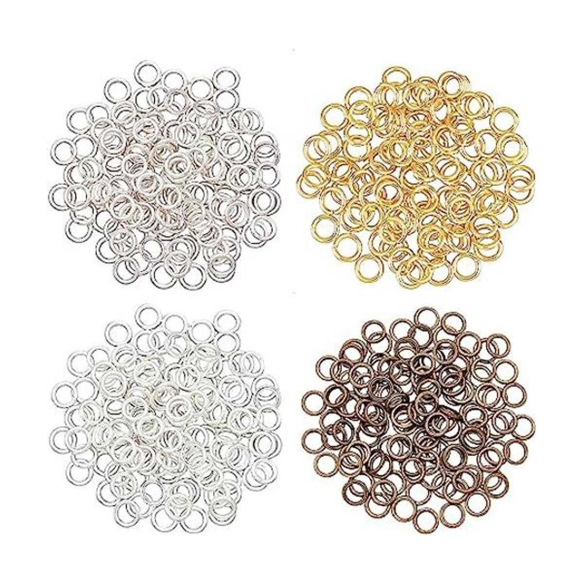 CHGCRAFT 480 anillos de salto cerrados de 4 colores para