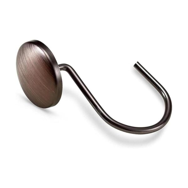 CHICTIE Ganchos para cortina de ducha de bronce
