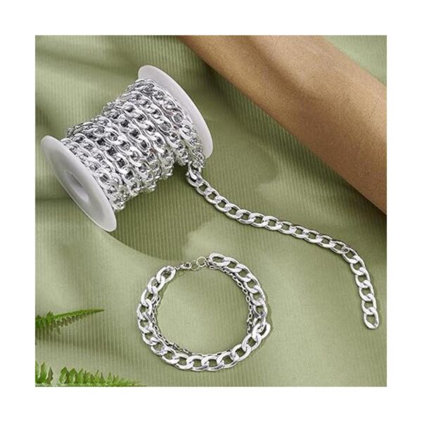 CHGCRAFT Cadenas de bordillo de aluminio de 16.4 pies con_4