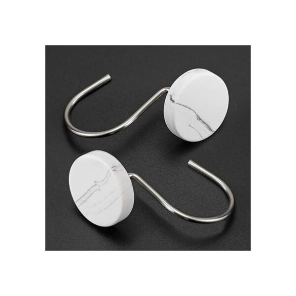 CHICTIE Ganchos decorativos para cortina de ducha de