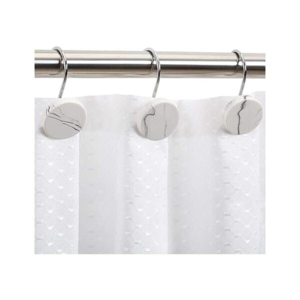 CHICTIE Ganchos decorativos para cortina de ducha de