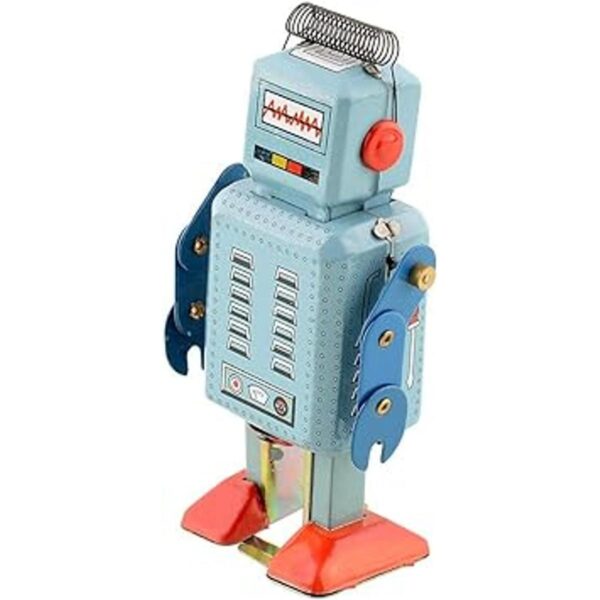 CHIMUYU Wind Up Robot vintage retro clásico de primavera_5
