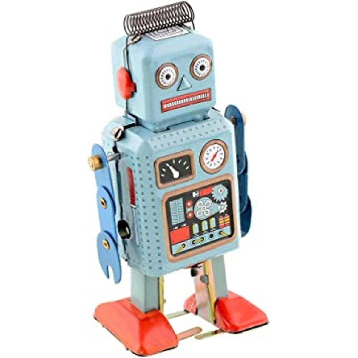 CHIMUYU Wind Up Robot vintage retro clásico de primavera