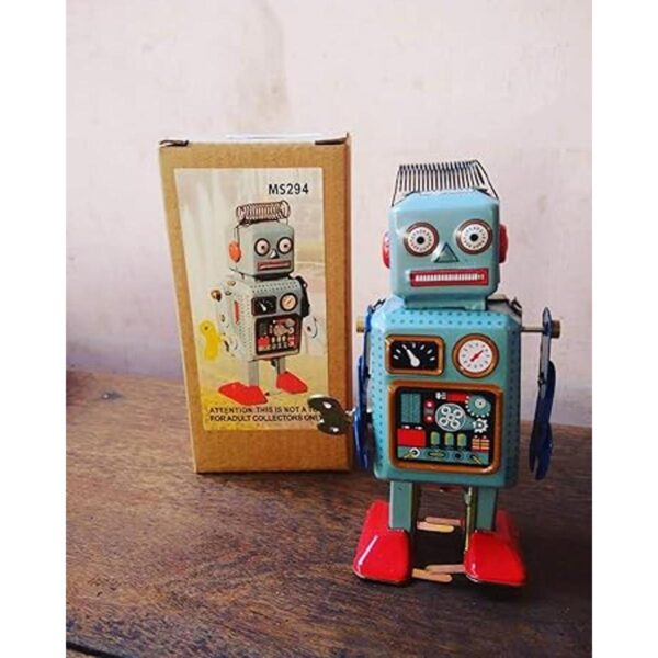 CHIMUYU Wind Up Robot vintage retro clásico de primavera_3
