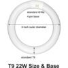 CHKADAWA FC8T9CW Bombilla fluorescente circular circular_3