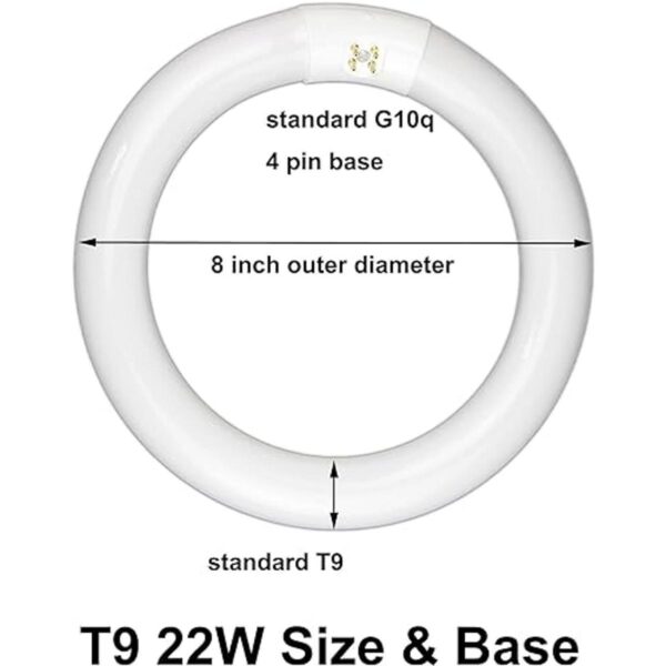 CHKADAWA FC8T9CW Bombilla fluorescente circular circular_3