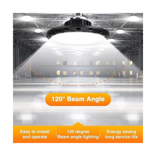 CHMLT UFO LED High Bay Light 100W 15000LM 150LMW 5000K_3