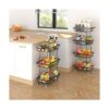 CHLOYARD Cesta de frutas delgada de 4 niveles para_5