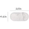 CHOOLD Elegante cerámica estilo mármol oval placa de_3