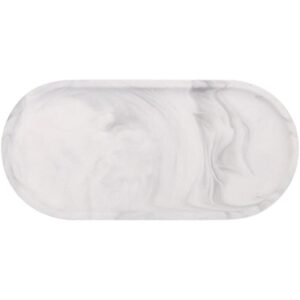 CHOOLD Elegante cerámica estilo mármol oval placa de_1