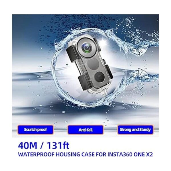 CHongnan Funda impermeable para cámara de acción Insta 360_2