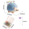 CICILIAYA Cojín con forma de erizo bonito kit de