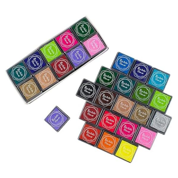 CIOUYAOS 20 colores para bloc de tinta lavable y segura