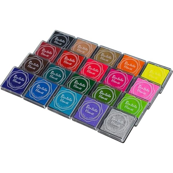 CIOUYAOS 20 colores para bloc de tinta lavable y segura