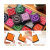CIOUYAOS 20 colores para bloc de tinta lavable y segura