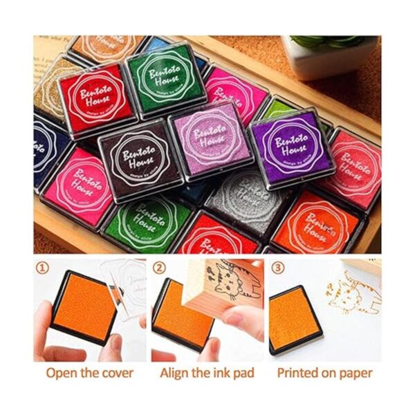 CIOUYAOS 20 colores para bloc de tinta lavable y segura