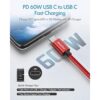 CLEEFUN Cable USB C a USB C paquete de 5 336610_2