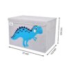 CLCROBD Cofre de juguete plegable grande para niños con_3