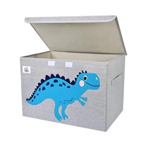 CLCROBD Cofre de juguete plegable grande para niños con_1