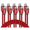 CLEEFUN Cable USB C a USB C paquete de 5 336610_1