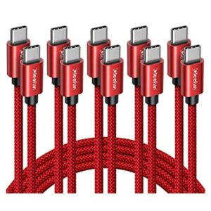 CLEEFUN Cable USB C a USB C paquete de 5 336610_1