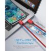 CLEEFUN Cable USB C a USB C paquete de 5 336610_4