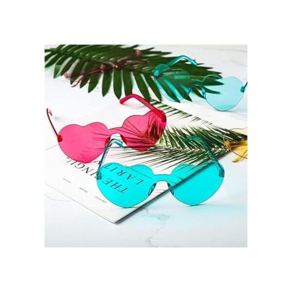 CLESDF 10 pares de gafas de sol con forma de corazón