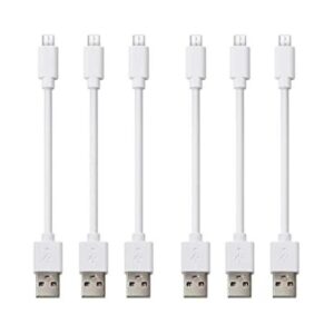 CLZWiiN Cable micro USB corto paquete de 6 unidades de 8_1
