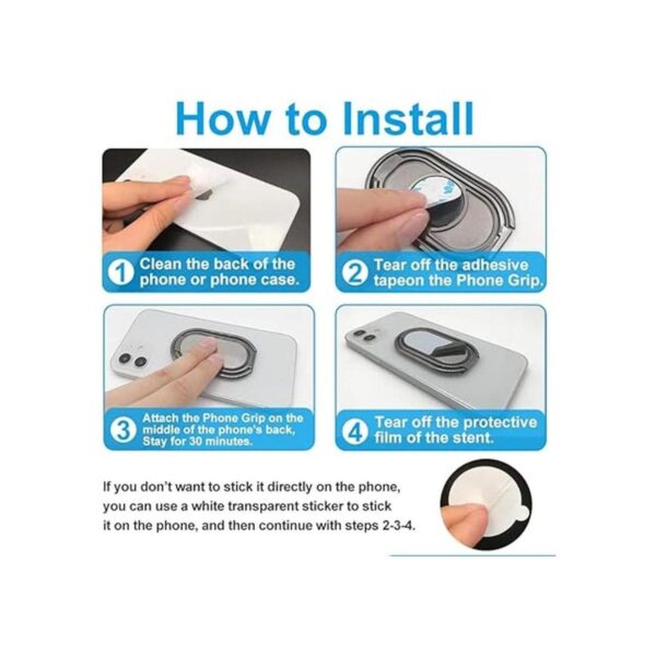 CLZWiiN Soporte de anillo para teléfono celular soporte