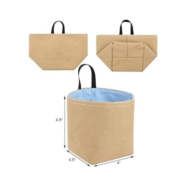 CM Mini Hanging Storage Basket Small Storage Bag Decor Bin