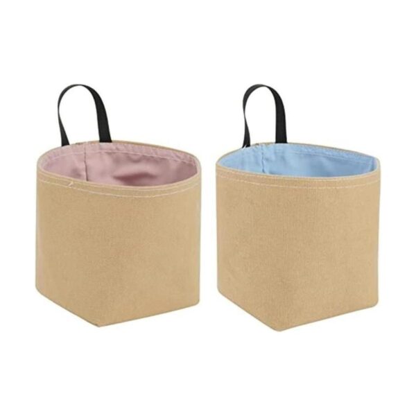 CM Mini Hanging Storage Basket Small Storage Bag Decor Bin