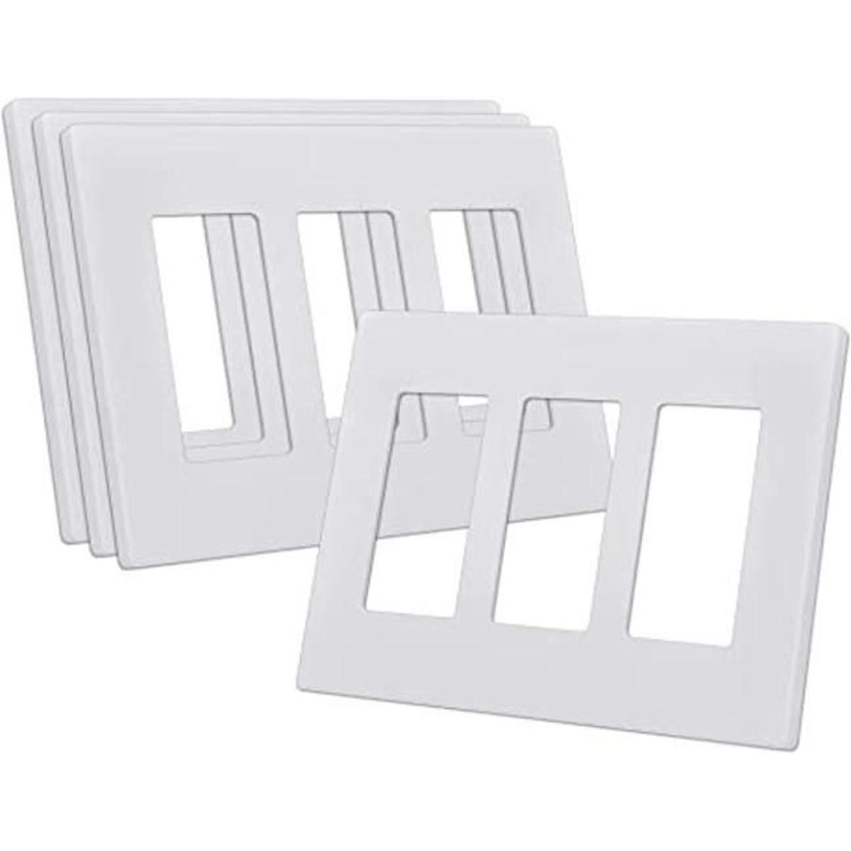 CML Placas de pared decoradoras sin tornillos cubierta